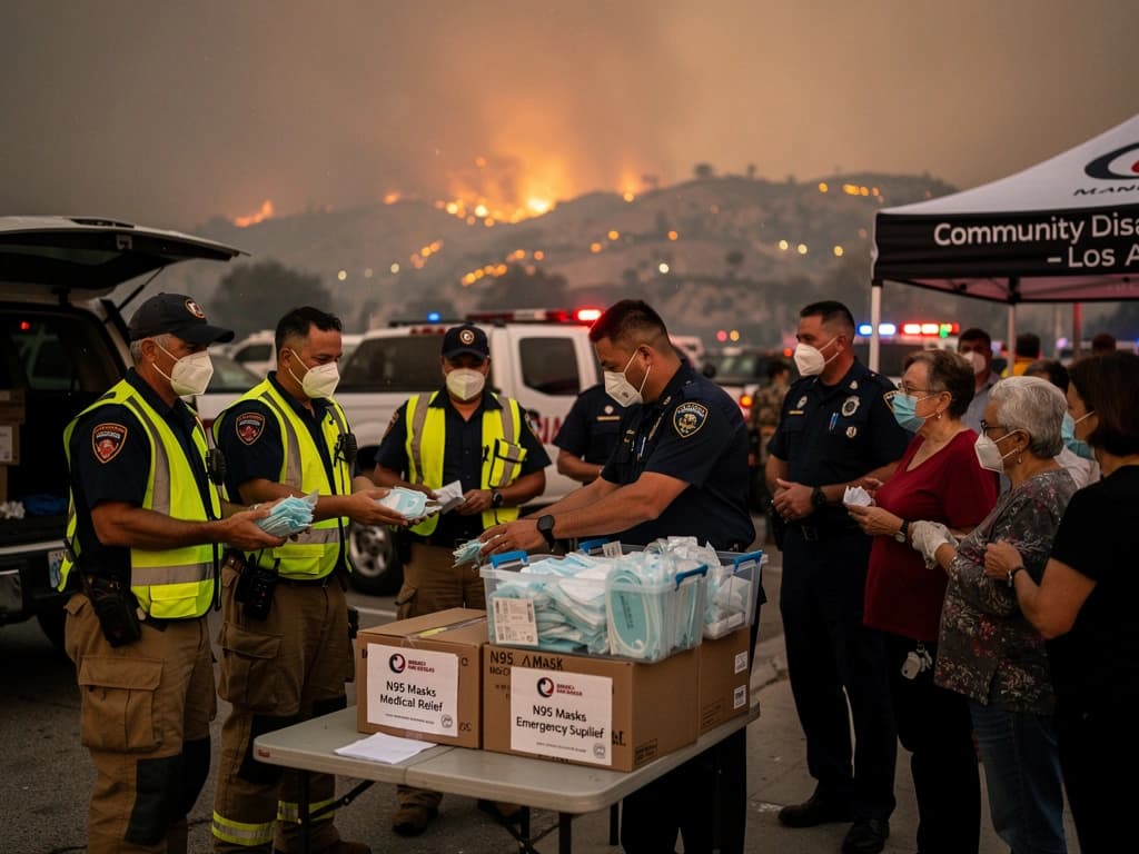 IMS Donates N95 Masks During LA Fires Emergency